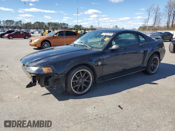 2004 Ford Mustang Standard with VIN 1FAFP40654F198374, listed as a Copart auction lot 47961255 with 0 mi miles and Salvage Title. Bid and sale history available at carsss.com. Image 1.