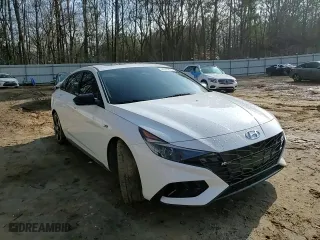 2023 Hyundai Elantra N Line with VIN KMHLR4AFXPU417525, listed as a Copart auction lot 44341815 with 39,796 mi miles and Salvage Title. Bid and sale history available at carsss.com. Image 11.