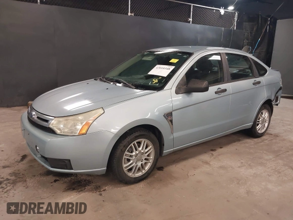 2008 Ford Focus SE with VIN 1FAHP35N98W276325, listed as a IAAI auction lot 42010348 with 47,278 mi miles. Bid and sale history available at carsss.com. Image 2.