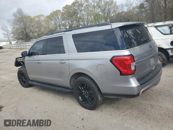 2024 Ford Expedition Max XLT with VIN 1FMJK1H82REA04559, listed as a Copart auction lot 49275045 with 25,641 mi miles and Salvage Title. Bid and sale history available at DreamBid. Image 2.