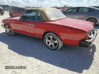 1979 FIAT 124 Spider z VIN 124CS20144522, wystawiony jako Copart lot #77779724 z przebiegiem 651 mil mil oraz Szkoda całkowita • Salvage title. Historia ofert i sprzedaży dostępna na DreamBid. Obrazek 2.