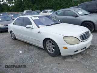 2001 Mercedes-Benz S 320/430/500 with VIN WDBNG70JX1A141042, listed as a IAAI auction lot 42409242 with 165,545 mi miles and . Bid and sale history available at DreamBid. Image 1.