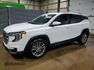 2023 GMC Terrain SLT z VIN 3GKALVEG2PL207070, wystawiony jako Copart lot #64557615 z przebiegiem 53 781 mil mil oraz Nie do naprawy • Non repairable. Historia ofert i sprzedaży dostępna na DreamBid. Obrazek 1.