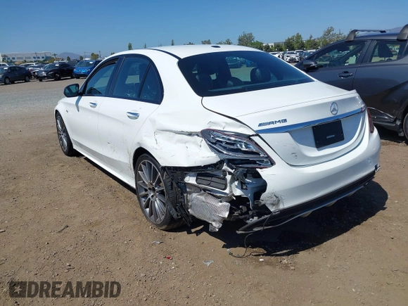 2018 Mercedes-Benz C 43 AMG with VIN 55SWF6EB8JU266034, listed as a IAAI auction lot 42403048 with 63,023 mi miles and . Bid and sale history available at DreamBid. Image 3.