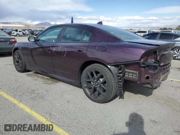 2021 Dodge Charger GT with VIN 2C3CDXHG5MH666630, listed as a Copart auction lot 51008475 with 24,456 mi miles and Salvage Title. Bid and sale history available at DreamBid. Image 2.