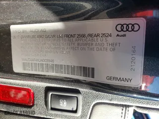 2018 Audi S4 Premium Plus with VIN WAUB4AF4XJA003946, listed as a Copart auction lot 69813832 with 35,827 mi miles. Bid and sale history available at carsss.com. Image 14.