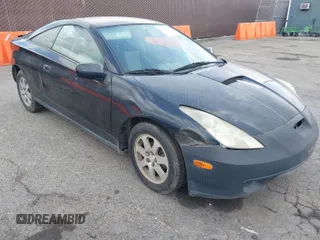 2000 Toyota Celica GT with VIN JTDDR32TXY0035804, listed as a IAAI auction lot 41936967 with 226,930 mi miles. Bid and sale history available at carsss.com. Image 1.