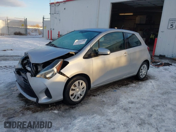 2015 Toyota Yaris L with VIN VNKJTUD36FA036518, listed as a IAAI auction lot 41233406 with 138,481 mi miles. Bid and sale history available at carsss.com. Image 19.