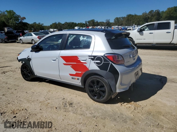 2023 Mitsubishi Mirage Black Edition z VIN ML32AWHJ7PH006110, wystawiony jako Copart lot #48517995 z przebiegiem 33 828 mil mil oraz Szkoda całkowita • Salvage title. Historia ofert i sprzedaży dostępna na DreamBid. Obrazek 2.