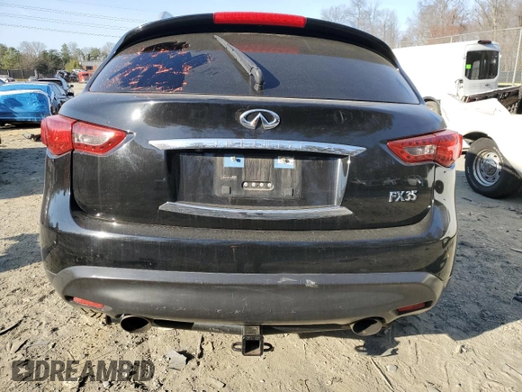 2010 Infiniti FX with VIN JN8AS1MW1AM856800, listed as a Copart auction lot 48425245 with 154,305 mi miles and Salvage Title. Bid and sale history available at carsss.com. Image 6.