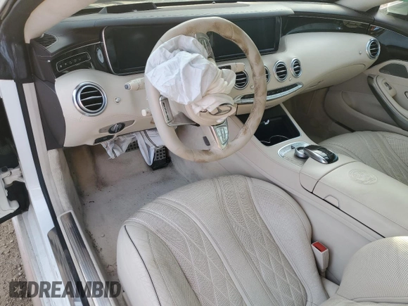 2016 Mercedes-Benz S 63 AMG with VIN WDDXJ7JB7GA011737, listed as a Copart auction lot 84930744 with Not Provided miles and Salvage Title. Bid and sale history available at DreamBid. Image 8.