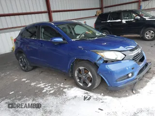 2018 Honda HR-V EX-L Navi with VIN 3CZRU6H70JM721301, listed as a IAAI auction lot 41212471 with 78,691 mi miles. Bid and sale history available at carsss.com. Image 1.