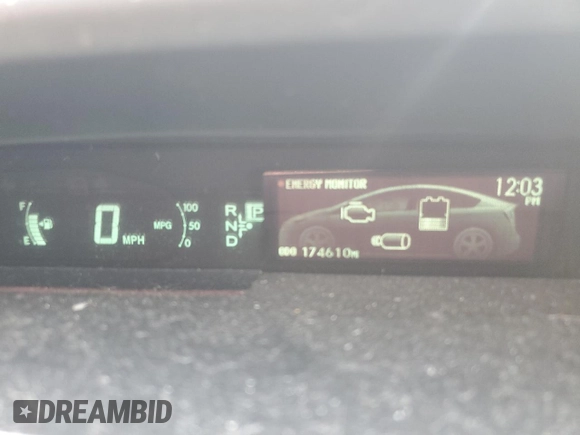2013 Toyota Prius One with VIN JTDKN3DU5D1689557, listed as a Copart auction lot 55226505 with 174,610 mi miles and Clean Title. Bid and sale history available at carsss.com. Image 9.