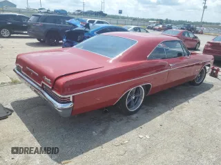 1966 Chevrolet Impala z VIN 168376S225648, wystawiony jako Copart lot #64596575 z przebiegiem 7 114 mil mil oraz Szkoda całkowita • Salvage title. Historia ofert i sprzedaży dostępna na DreamBid. Obrazek 3.