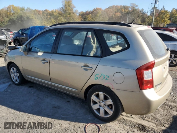 2008 Kia Rondo LX with VIN KNAFG526587163196, listed as a Copart auction lot 76804814 with 185,001 mi miles and Salvage Title. Bid and sale history available at carsss.com. Image 2.