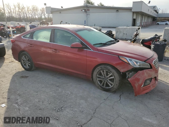 2017 Hyundai Sonata 2.4L with VIN 5NPE24AF7HH512380, listed as a Copart auction lot 84709714 with 161,747 mi miles and Salvage Title. Bid and sale history available at carsss.com. Image 4.