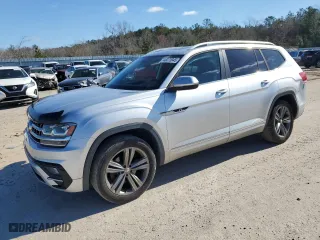 2018 Volkswagen Atlas 3.6L V6 SEL with VIN 1V2RR2CA4JC573592, listed as a Copart auction lot 48073945 with 84,582 mi miles and Salvage Title. Bid and sale history available at carsss.com. Image 1.
