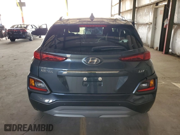 2020 Hyundai Kona Ultimate with VIN KM8K53A59LU548965, listed as a Copart auction lot 69809444 with 26,880 mi miles and Salvage Title. Bid and sale history available at carsss.com. Image 6.