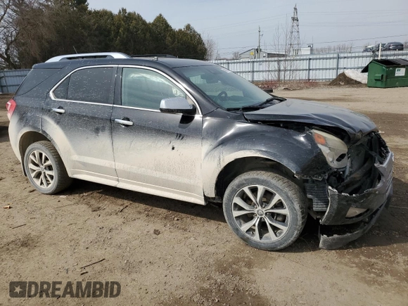 2017 Chevrolet Equinox Premier with VIN 2GNFLGE33H6126246, listed as a Copart auction lot 48966015 with 235,425 mi miles and Salvage Title. Bid and sale history available at carsss.com. Image 4.