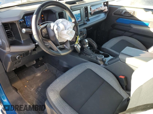 2021 Ford Bronco with VIN 1FMDE5AP6MLA77614, listed as a Copart auction lot 87109254 with 11,515 mi miles and Salvage Title. Bid and sale history available at DreamBid. Image 8.