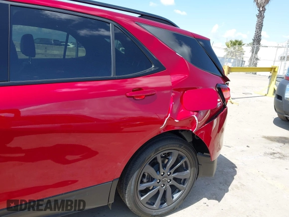 2024 Chevrolet Equinox RS with VIN 3GNAXMEG5RL363141, listed as a IAAI auction lot 41956791 with 10,134 mi miles and . Bid and sale history available at DreamBid. Image 6.