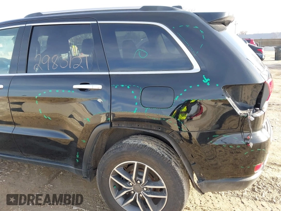 2019 Jeep Grand Cherokee Limited with VIN 1C4RJFBG7KC782834, listed as a IAAI auction lot 41822765 with 96,786 mi miles and . Bid and sale history available at DreamBid. Image 20.