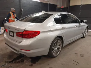 2018 BMW 5 Series 540i xDrive with VIN WBAJE7C53JWD52669, listed as a IAAI auction lot 41634800 with 89,829 mi miles and . Bid and sale history available at DreamBid. Image 4.