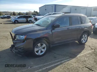 2015 Jeep Compass Sport with VIN 1C4NJCBB5FD377329, listed as a Copart auction lot 86545484 with 112,380 mi miles and Salvage Title. Bid and sale history available at carsss.com. Image 1.