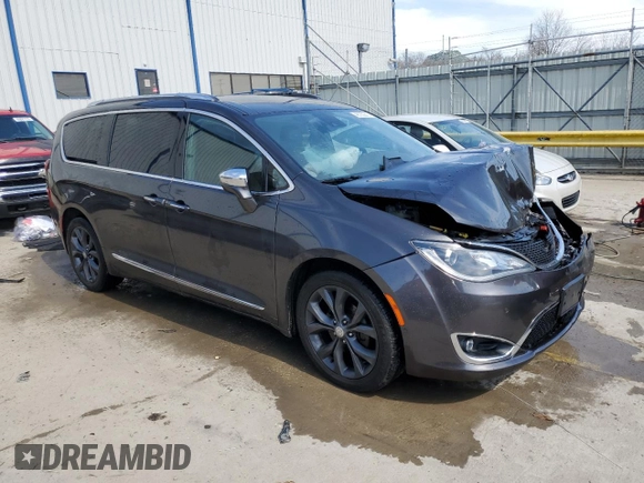 2017 Chrysler Pacifica Limited with VIN 2C4RC1GG5HR533731, listed as a Copart auction lot 48780245 with Not Provided miles and Non Repairable. Bid and sale history available at DreamBid. Image 4.