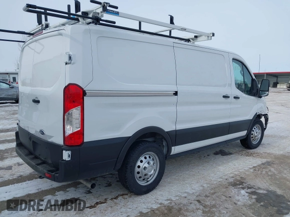 2024 Ford Transit Cargo with VIN 1FTBR2Y80RKB39440, listed as a IAAI auction lot 41518278 with 1,111 mi miles and . Bid and sale history available at DreamBid. Image 4.