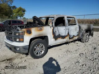 2014 Chevrolet Silverado 1500 LT with VIN 3GCUKREC0EG511844, listed as a Copart auction lot 53271395 with Not Provided miles and Non Repairable. Bid and sale history available at DreamBid. Image 1.