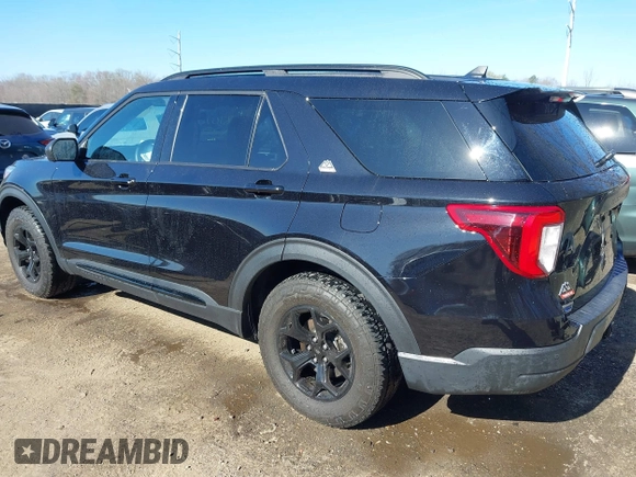 2022 Ford Explorer Timberline z VIN 1FMSK8JH4NGB90417, wystawiony jako IAAI lot #41887072 z przebiegiem 38 355 mil mil oraz . Historia ofert i sprzedaży dostępna na DreamBid. Obrazek 3.