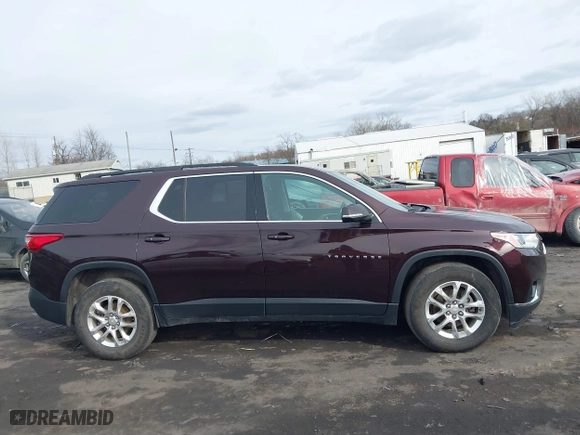 2020 Chevrolet Traverse LT Cloth with VIN 1GNEVGKW8LJ151515, listed as a IAAI auction lot 41685626 with 107,107 mi miles. Bid and sale history available at carsss.com. Image 13.