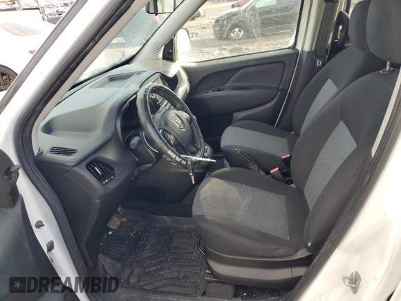 2019 Ram ProMaster City Cargo Tradesman with VIN ZFBHRFABXK6N78511, listed as a Copart auction lot 44315265 with 164,726 mi miles and Salvage Title. Bid and sale history available at carsss.com. Image 7.