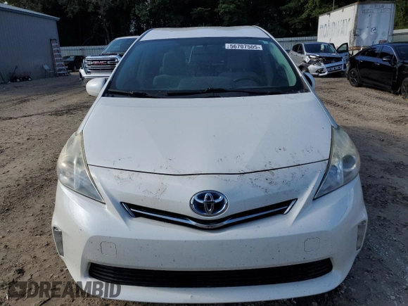 2012 Toyota Prius Two with VIN JTDZN3EU5C3113077, listed as a Copart auction lot 56707505 with 229,522 mi miles and Clean Title. Bid and sale history available at DreamBid. Image 5.