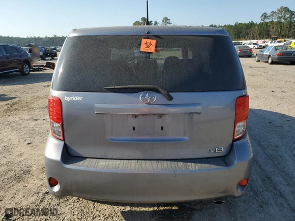 2012 Scion xB with VIN JTLZE4FE0CJ019072, listed as a Copart auction lot 48993525 with 191,649 mi miles and Salvage Title. Bid and sale history available at carsss.com. Image 6.