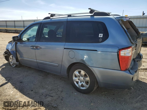 2008 Kia Sedona EX with VIN KNDMB233386237457, listed as a Copart auction lot 53727365 with 246,238 mi miles and Salvage Title. Bid and sale history available at carsss.com. Image 2.