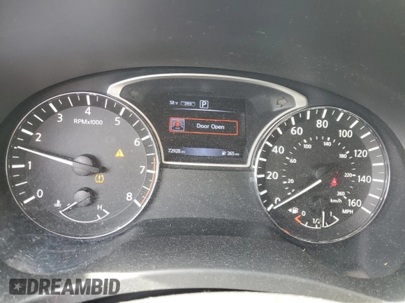 2016 Nissan Pathfinder SV with VIN 5N1AR2MMXGC604663, listed as a Copart auction lot 51388265 with 72,928 mi miles and Salvage Title. Bid and sale history available at carsss.com. Image 9.