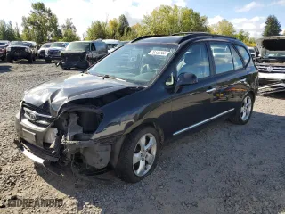 2007 Kia Rondo EX with VIN KNAFG526477036423, listed as a Copart auction lot 76145744 with 213,545 mi miles and Salvage Title. Bid and sale history available at carsss.com. Image 1.