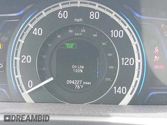 2014 Honda Accord EX-L with VIN 1HGCR6F50EA000155, listed as a IAAI auction lot 42246461 with 94,227 mi miles and . Bid and sale history available at DreamBid. Image 7.