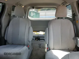 2012 Toyota Sienna LE with VIN 5TDJK3DC0CS043968, listed as a Copart auction lot 72185614 with 166,194 mi miles and Salvage Title. Bid and sale history available at carsss.com. Image 10.