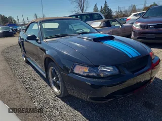 2003 Ford Mustang Deluxe with VIN 1FAFP44483F415326, listed as a Copart auction lot 53817495 with 136,418 mi miles and Clean Title. Bid and sale history available at carsss.com. Image 1.