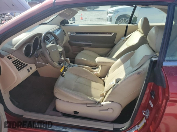 2008 Chrysler Sebring Limited with VIN 1C3LC65M58N104988, listed as a Copart auction lot 43526375 with 56,259 mi miles and Clean Title. Bid and sale history available at DreamBid. Image 7.