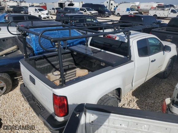 2022 Chevrolet Colorado 2WD Work Truck with VIN 1GCHSBEA5N1226479, listed as a Copart auction lot 42753945 with 43,792 mi miles and Salvage Title. Bid and sale history available at carsss.com. Image 3.