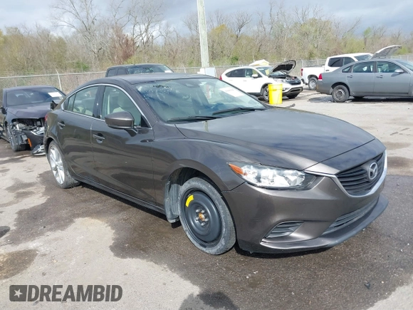 2017 Mazda Mazda6 Touring with VIN JM1GL1V52H1100784, listed as a IAAI auction lot 41818188 with 17,807 mi miles. Bid and sale history available at carsss.com. Image 1.
