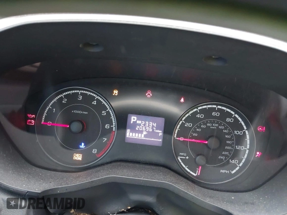 2017 Subaru Impreza Premium with VIN 4S3GTAB68H3712411, listed as a IAAI auction lot 42503350 with 206,967 mi miles and . Bid and sale history available at DreamBid. Image 15.