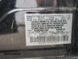 2021 Nissan Sentra SV с VIN 3N1AB8CV6MY273043, выставлен на аукционе Copart как лот 50757425 с пробегом 65 697 миль миль и Списание • Salvage title. История ставок и продаж доступна на DreamBid. Изображение 14.