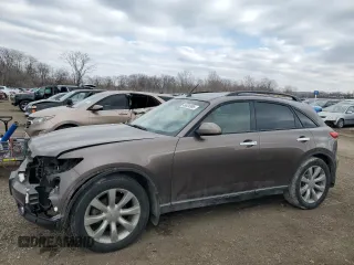 2003 Infiniti FX35 w/Options with VIN JNRAS08W03X202372, listed as a Copart auction lot 46626995 with 124,061 mi miles and Salvage Title. Bid and sale history available at carsss.com. Image 1.