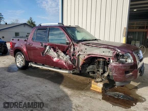 2008 Ford Explorer Sport Trac Limited with VIN 1FMEU53E58UA52044, listed as a Copart auction lot 72791104 with 137,837 mi miles and Salvage title. Bid and sale history available at DreamBid. Image 4.
