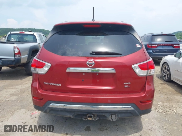 2013 Nissan Pathfinder SL with VIN 5N1AR2MM1DC687444, listed as a IAAI auction lot 42571928 with 155,993 mi miles and . Bid and sale history available at DreamBid. Image 16.